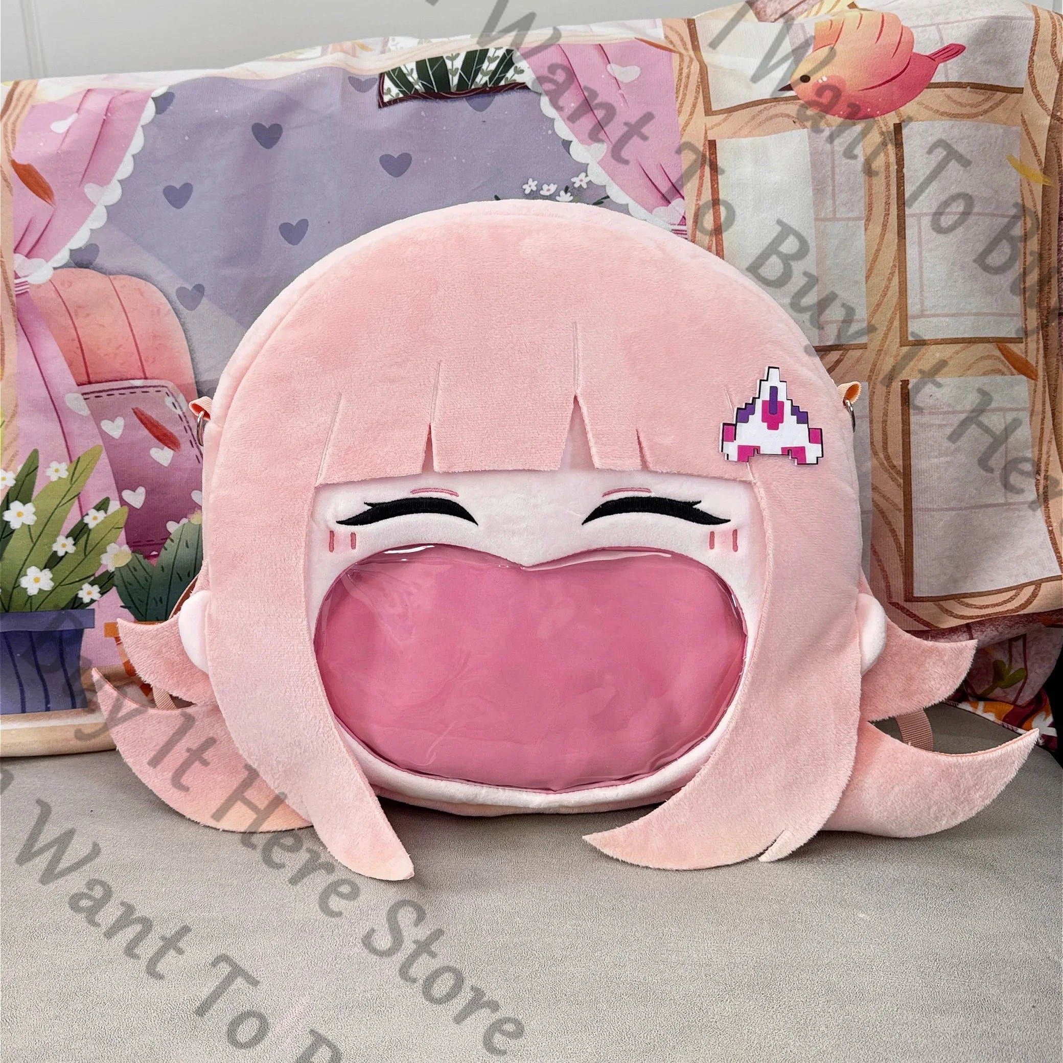 

Аниме Нанами Чиаки Danganronpa косплей мультфильм рюкзак Ita-bag орнамент сумка аксессуар сумка через плечо талисман подарок