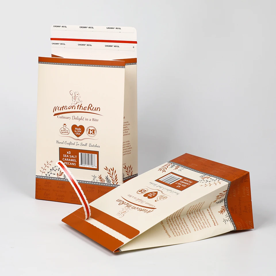 Biodegradable Cardboard Envelope Paper Bag Mailer Tear Strip Flat Bottom Bag Envelope With Logo