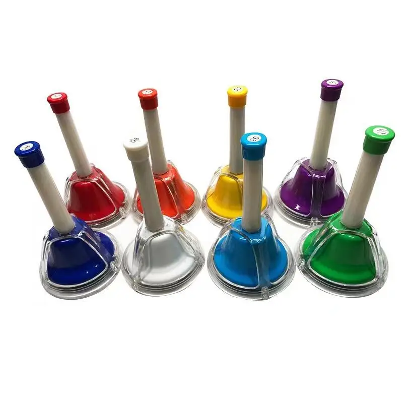 

Orff Percussion Musical Instrument Toy Preschool Early Education Teaching Aids Eight Tone Hand Press Bell Lesson Bell