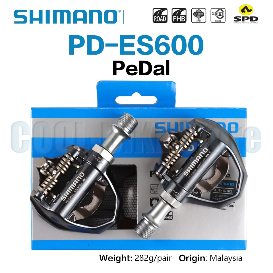 

Педаль Shimano PD ES600 для горных велосипедов, подшипники из алюминиевого сплава, более стабильные и экономичные, подлинные оригинальные