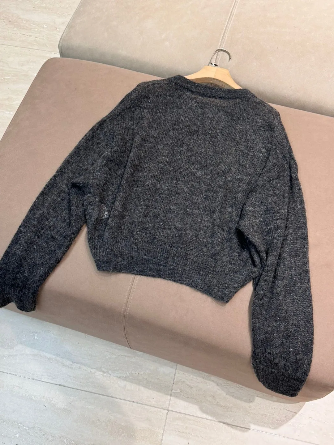 Autumn Winter  Mohair Wool Blend Pullover Sweater