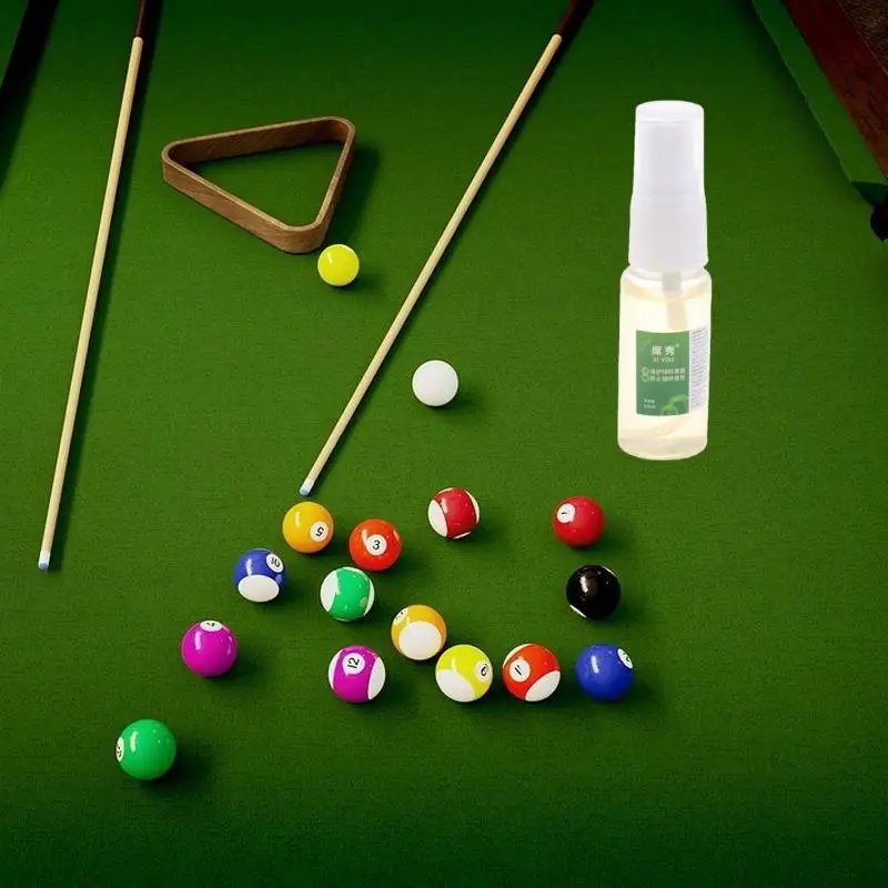 Aceite para taco de billar, varilla de bola de billar, limpiador para palos de billar, restaura el pulido, brilla, elimina la suciedad, el polvo, nutre la madera