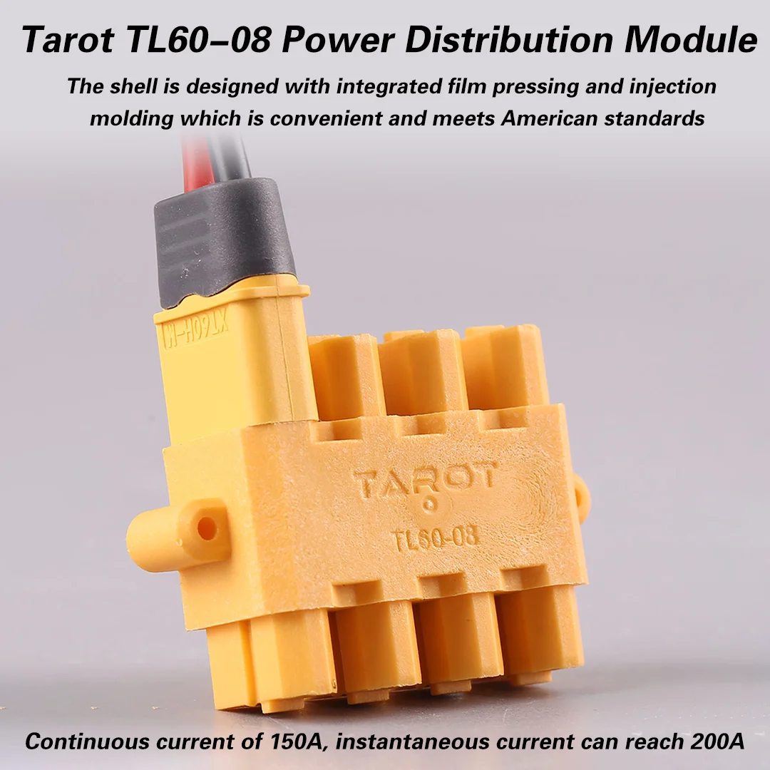 

Многоосевая распределительная плата Tarot TL60-08, восьмиосевой распределительный модуль, сильноточный концентратор мощности XT60