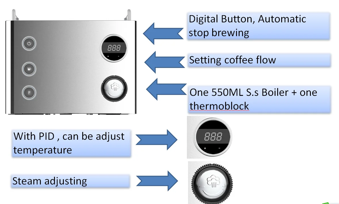 

NEW-professional Coffee Maker-CRM3007G