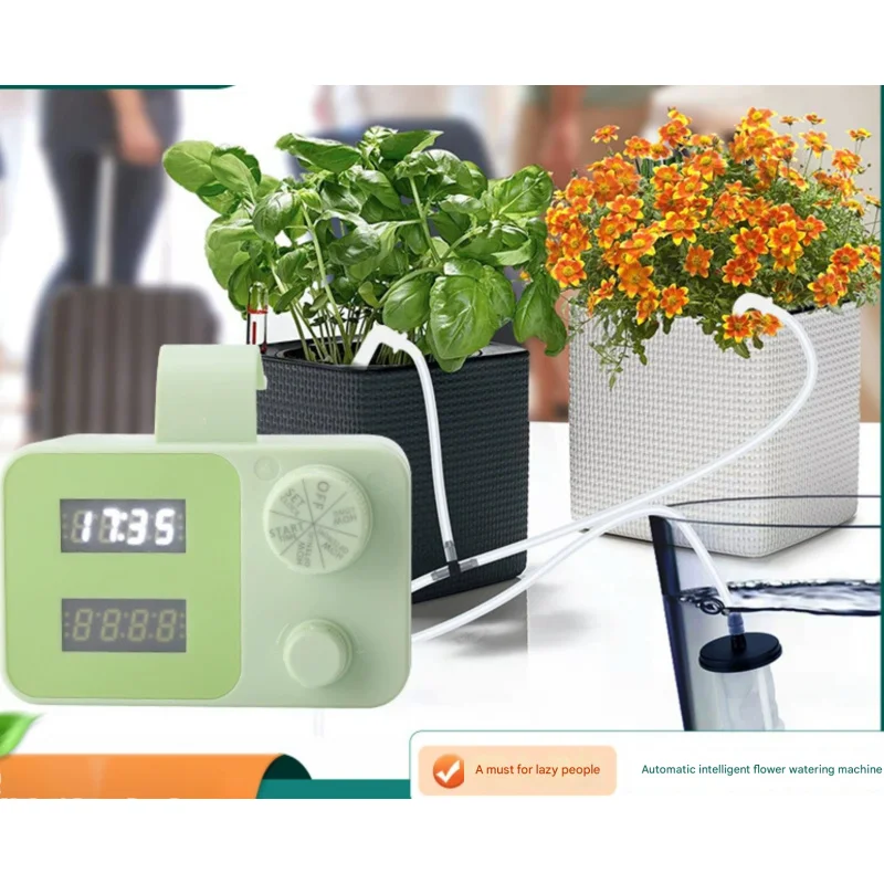 

New Automatic Watering Device Plant Pot Timing Intelligent Watering Device Timing Drip Irrigation System Balcony Artifact for