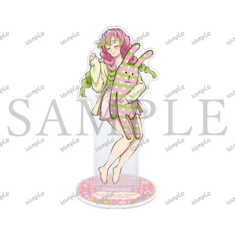 Demon Slayer Kimetsu No Yaiba Anime Acrylic Stand Figures - Mitsuri Muichirou Tengen Genya Ornaments Decor Gift view 2
