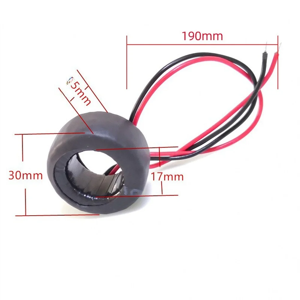 Current Transformer for Closed-Core Installation Supporting AC DC Current Measurement Between 30 Amps and 500 Amps