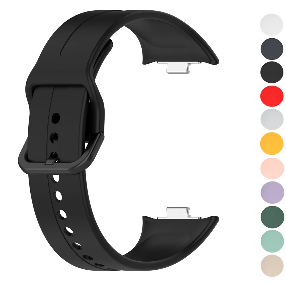 الأشرطة لساعة Xiaomi Redmi 5 ملحقات استبدال حزام الساعات الرسمية سيليكون سوار correas لساعة Redmi 5 الفرقة