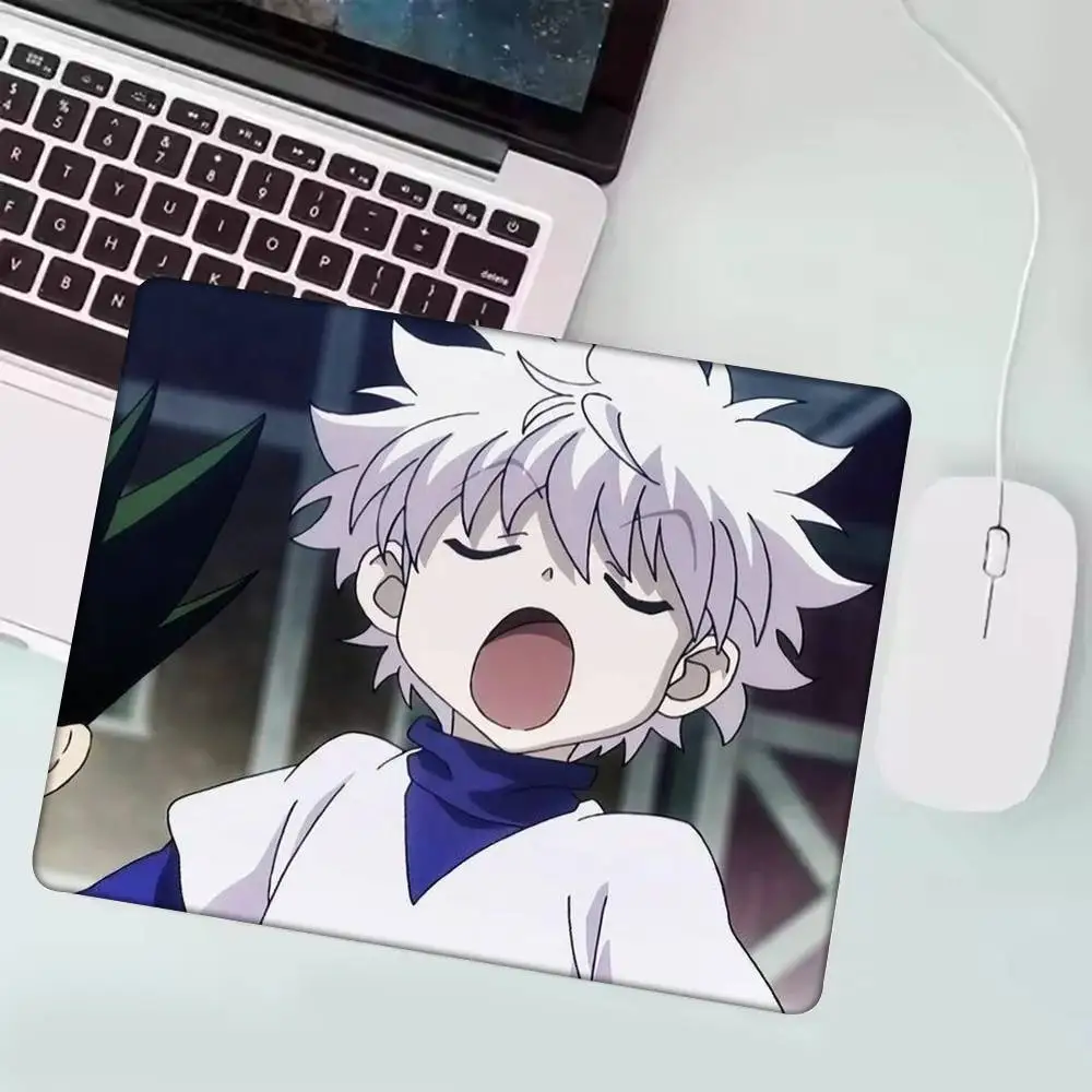 

Коврик для мыши Anime Hunter X Hunter, маленький коврик для мыши LockEdge для геймеров, коврик для компьютерного стола, прямоугольный противоскользящий резиновый коврик
