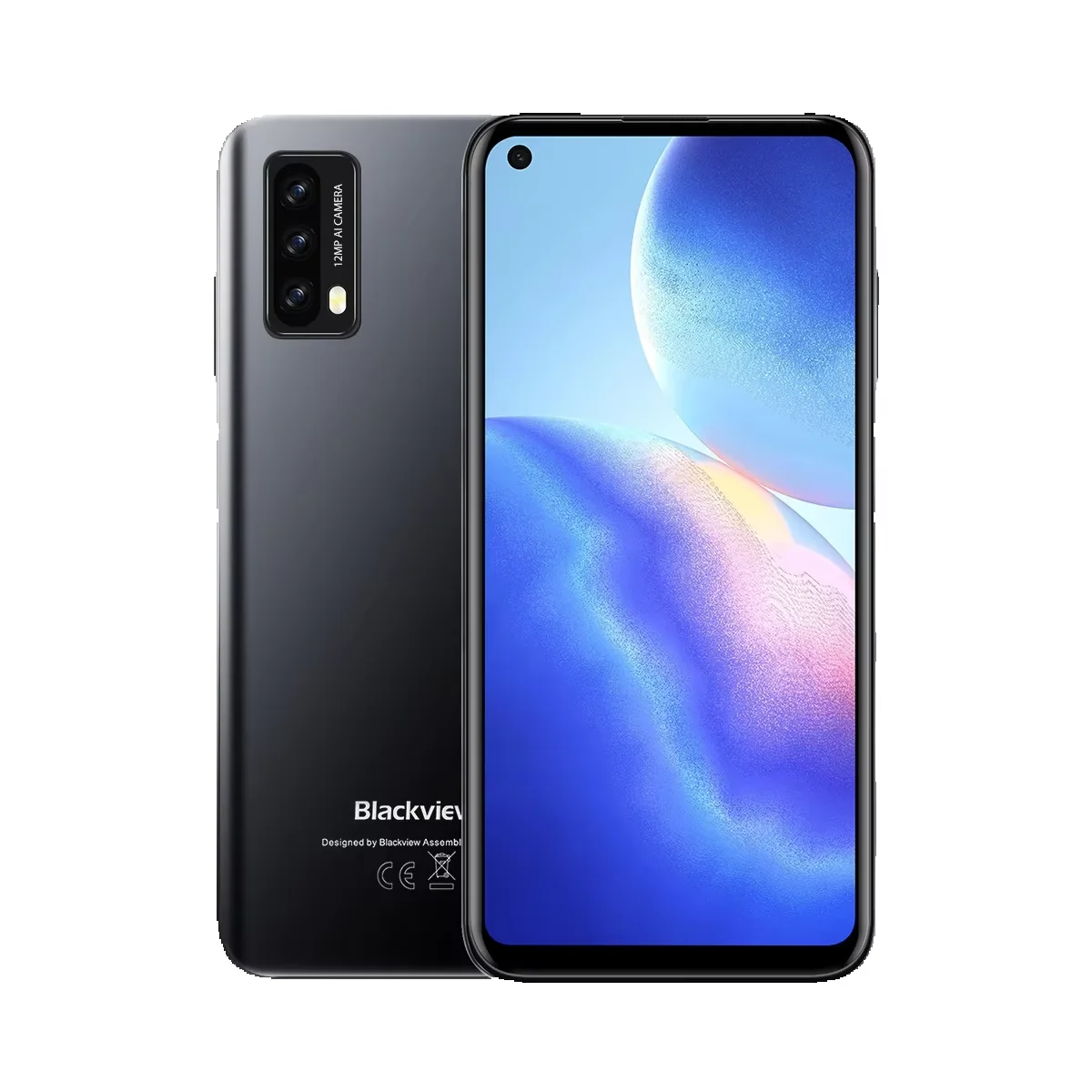 Blackview A90, 6.39inch NFC Smartphone, Helio P60 Octa Core 12MP HDR Camera, 4GB+64GB 4280mAh Android 11, 4G LTE Celular, 18w