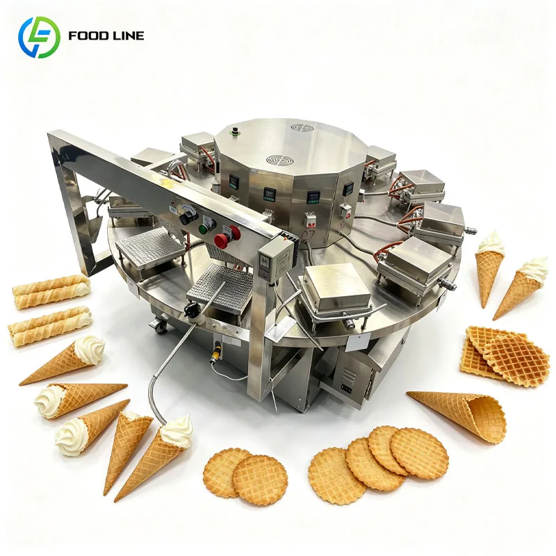 Automatic Wafer Stick Machine Commercial Wafer Roll Production Machine Biscuit Roll Equipment Customized