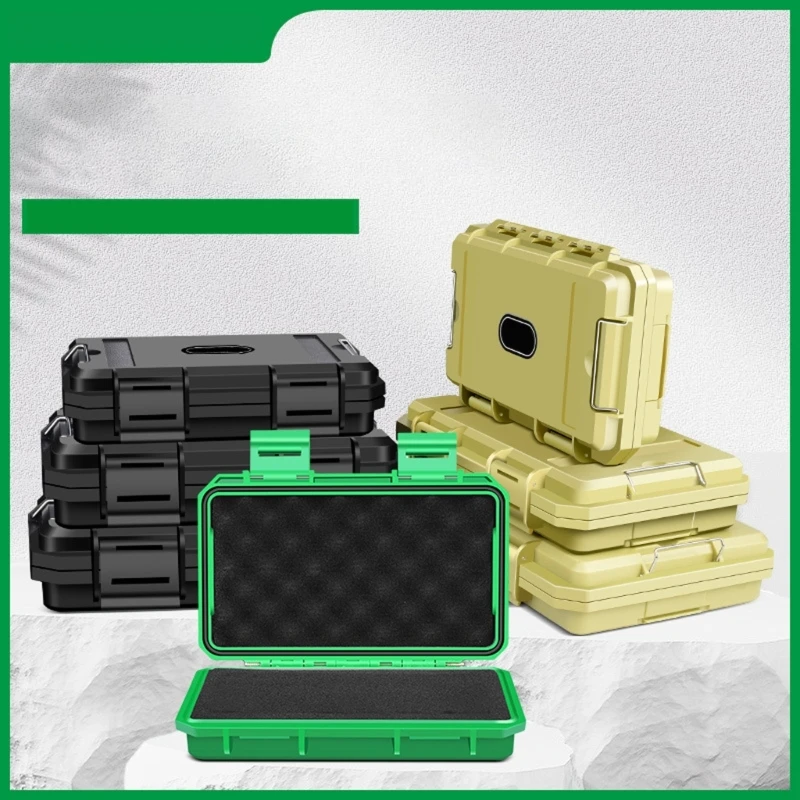 

Portable Storage Box Plastic Protective Safety Tool Box Waterproof Instrument Case Sponge Shockproof Tool DropShipping