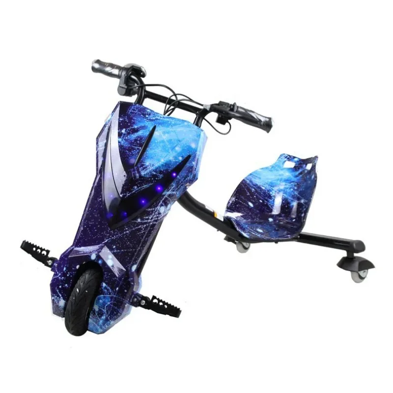 Square Playground Car Internet celebrity Kids Mini Electric Kart Three Wheel Drift Car