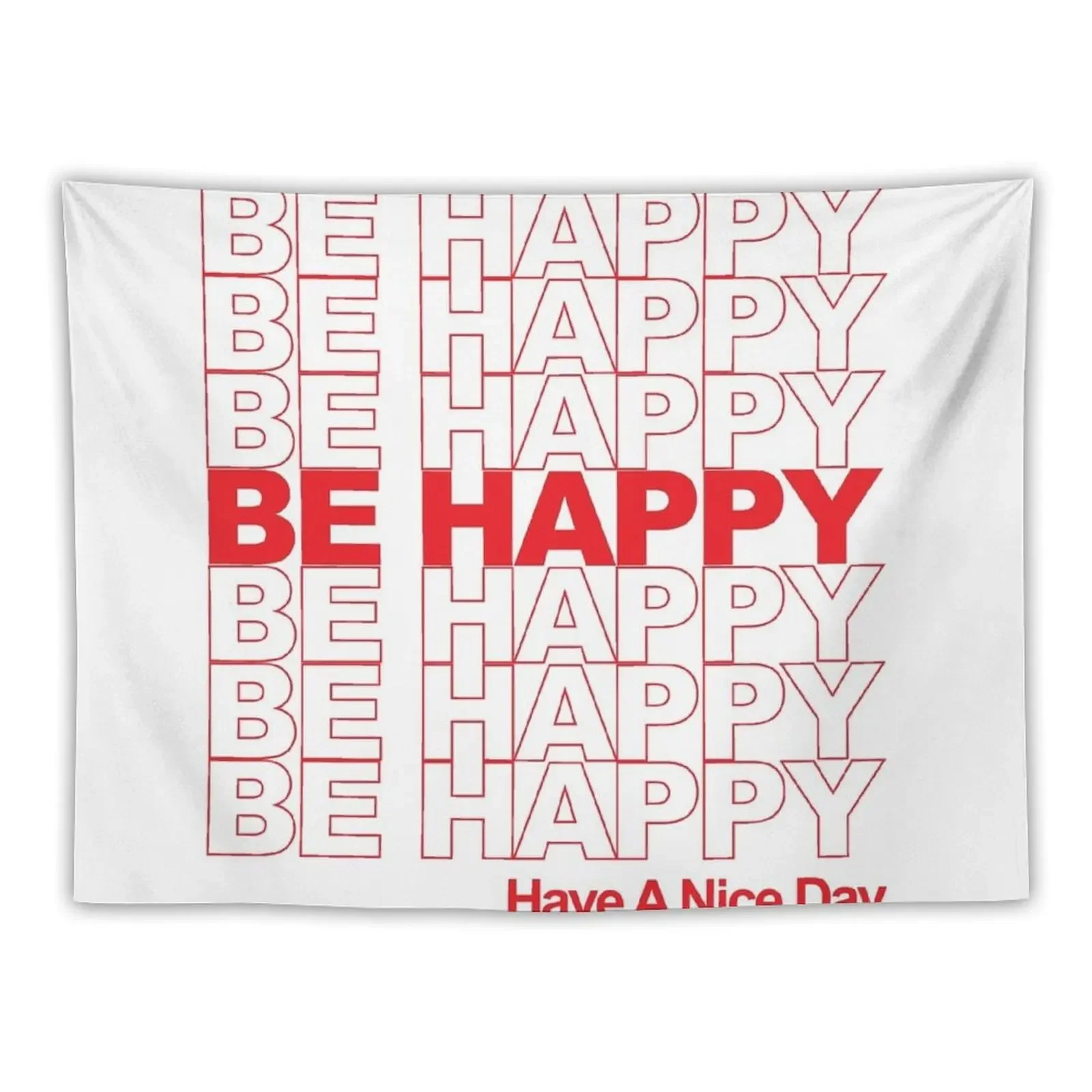 

be happy thank you bag Tapestry Room Decoration Korean Style Bedroom Decor Aesthetic Tapestry