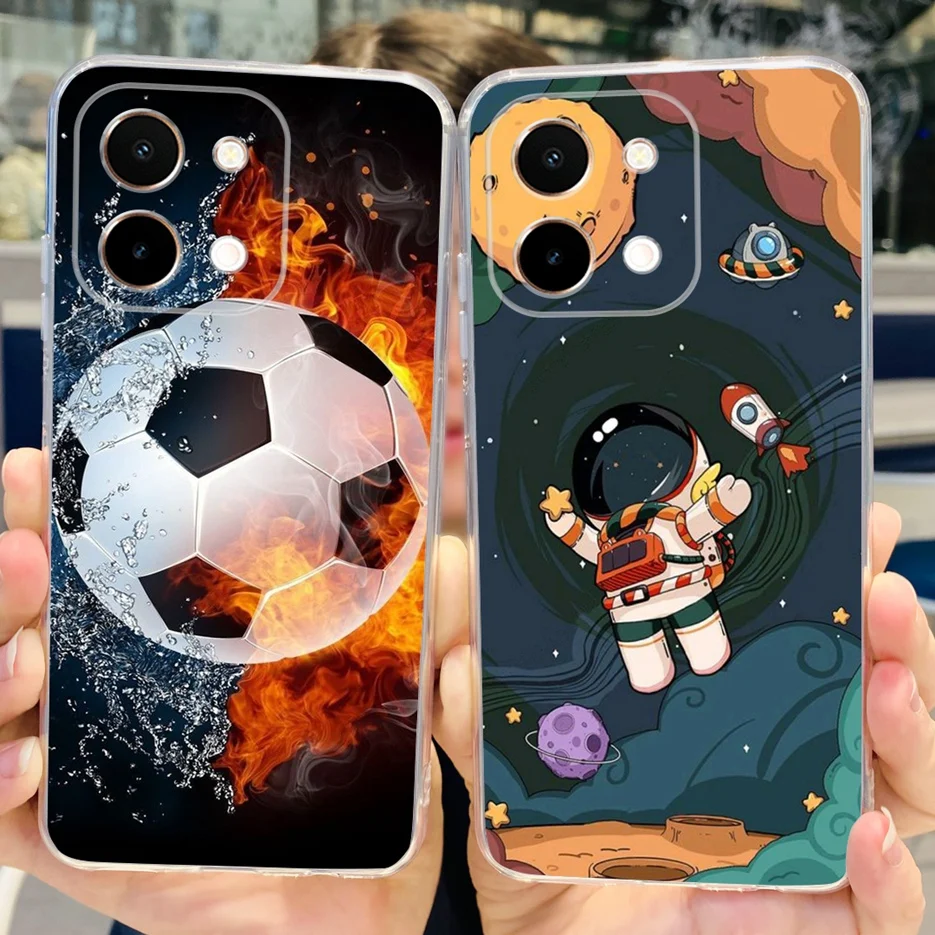 For Vivo Y28 4G Case V2352 Cute Painted Cover Soft Silicone TPU Phone Case For Vivo Y28 Y 28 VivoY28 4G Fundas 6.68\'\' Coque Capa