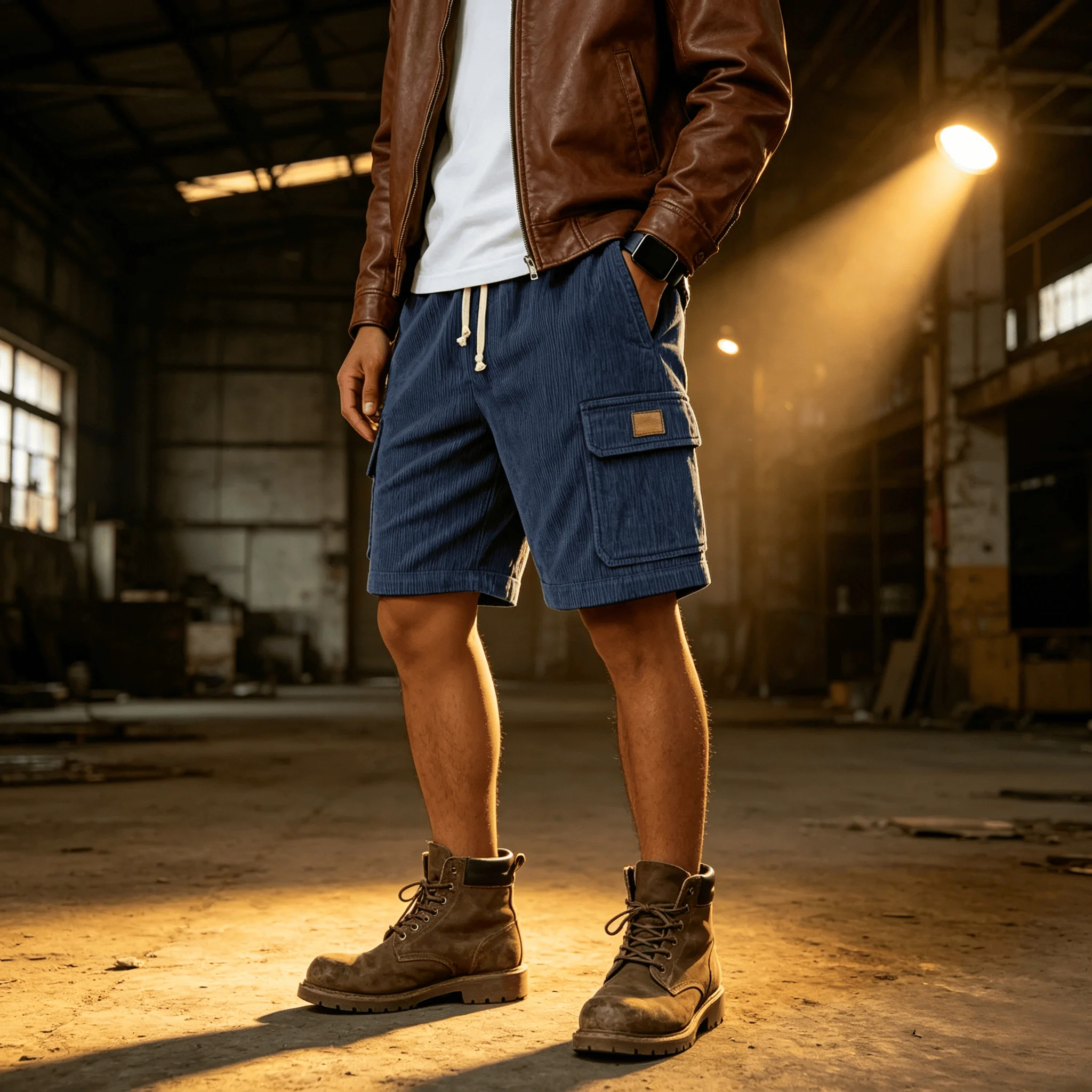 

Винтажные мужские шорты-карго, летние модные ретро-шорты из вельвета, мужские повседневные однотонные шорты, спортивные дышащие брюки-джоггеры