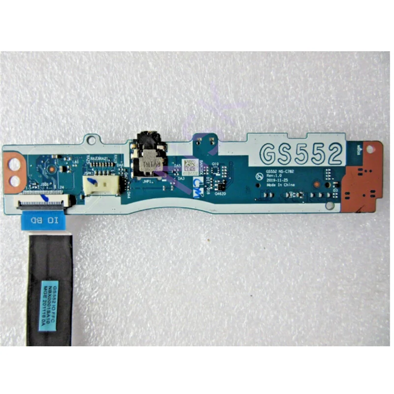 Original FOR GS452 GS552 NS-C781 For Lenovo Ideapad 3-14ITL05 14IGL05 Switch Audio Interface Board 100% Test Ok