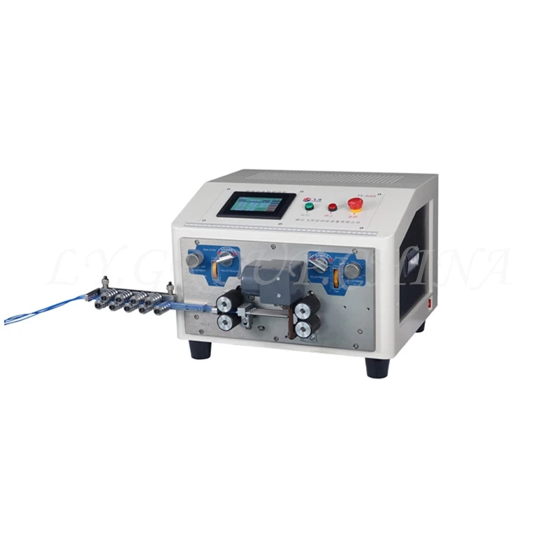 LY 806S Automatic Computer 4 Wires Touch Screen Electric Peeling Stripping Cutting Machine Strip 4pcs wires 0.1mm-1.5mm2