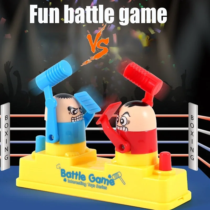 

1PC Hot Funny Practical Joke Fight Battle Antistress Toy Prank Interaction Play Table Game Toys Gift