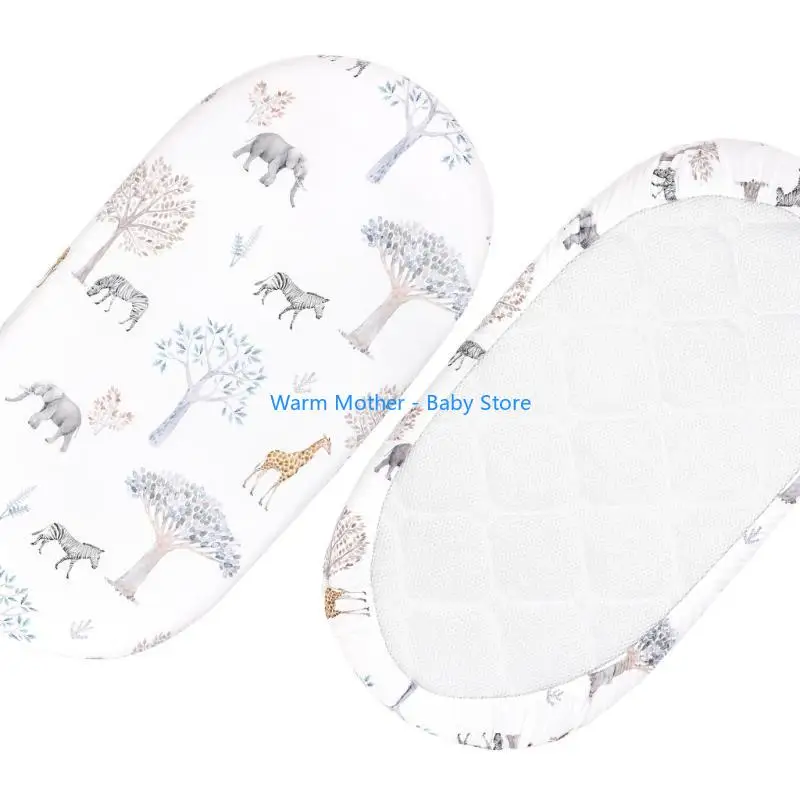 2 قطعة سرير المجهزة ورقة حفاضات سجادة لتغيير الحفاض غطاء الرضع للإزالة الطفل الفراش واقية كم غرفة الحضانة لوازم 57QE #5