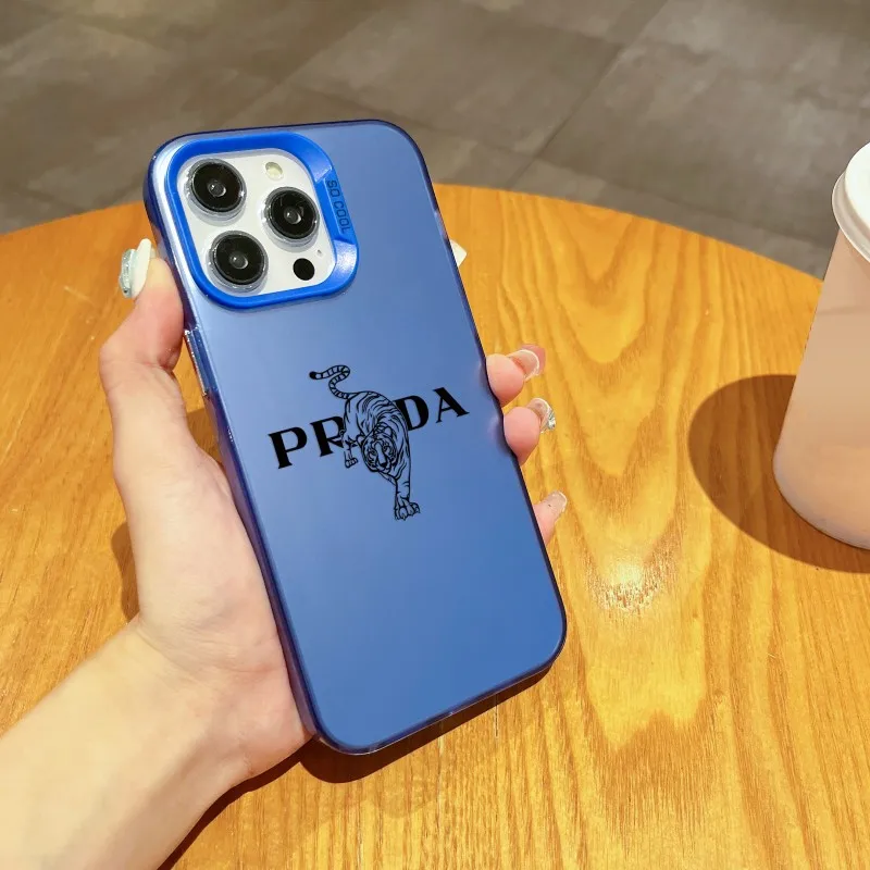 Luxuriöse Handyhülle mit englischen Buchstaben und Tiger-Motiv für iPhone 17, 17e, 16e, 16, 15, 14, 13, 12, 11 mini, Pro, Max, X, XSMAX, 8, 7, Air, Plus – stoßfest und matt