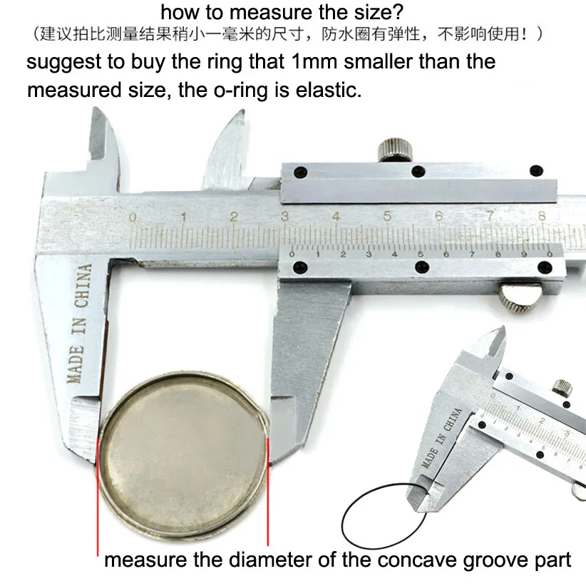 500-950PCS Watch Back Cover Waterproof Ring 0.5-0.9mm 12-40mm Case Sealing Ring Anti Dust O-Ring Watch Repair Tool Accessories