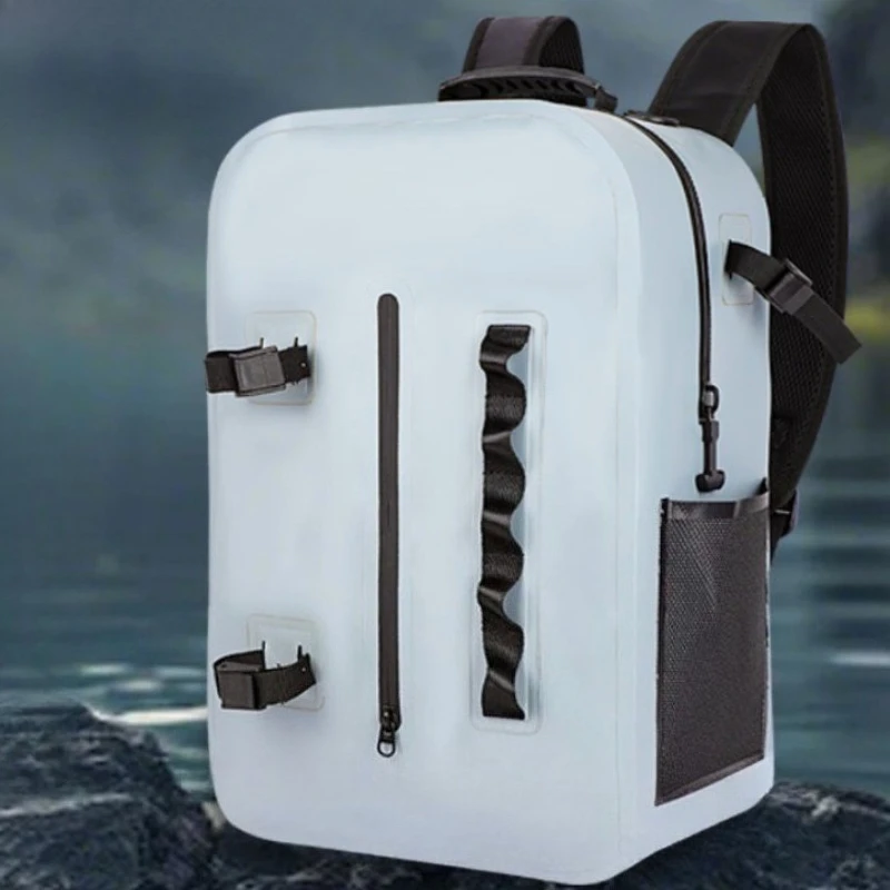 

Водонепроницаемый портативный рюкзак для рыбалки, уличный большой вместительный рыболовный рюкзак на оба плеча, многофункциональная сумка для снастей, принадлежности