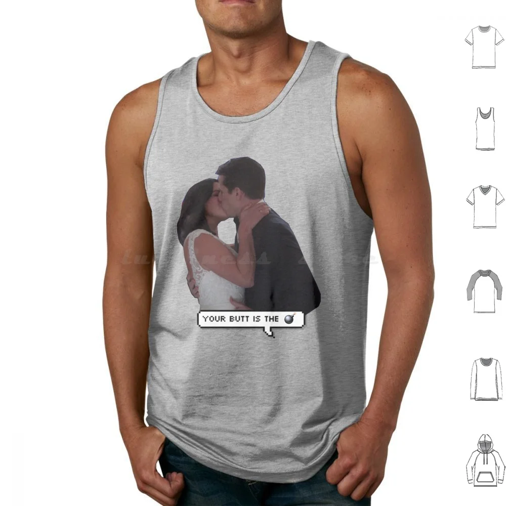 Your Butt Is The Bomb B99 Tank Tops Print Cotton B99 Jake Peralta Peraltiago Amy Santiago Brooklyn Nine Nine Brooklyn 99