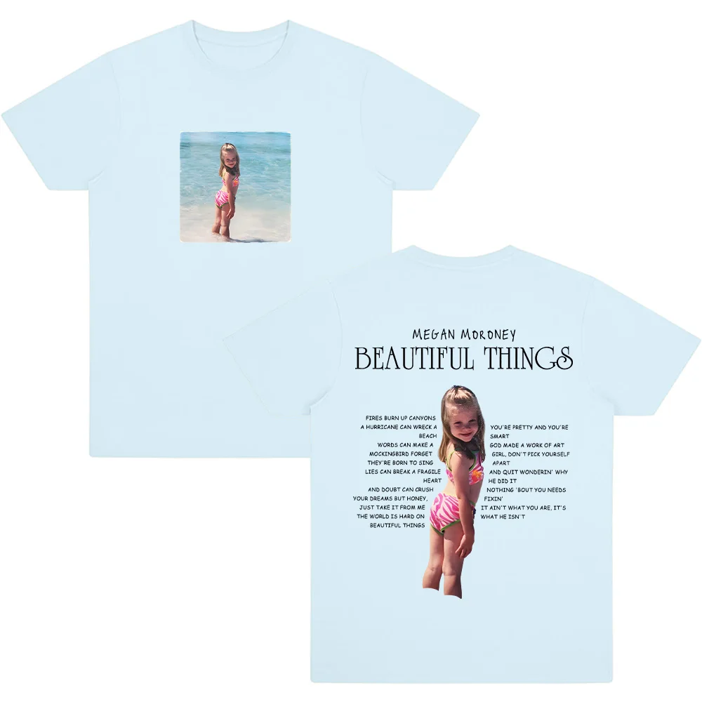 ミーガン・モロニー美しいものグラフィック Tシャツ新しいコンフォートコットン半袖 Tシャツ原宿スタイル女性ファッショントップユニセックス Tシャツ