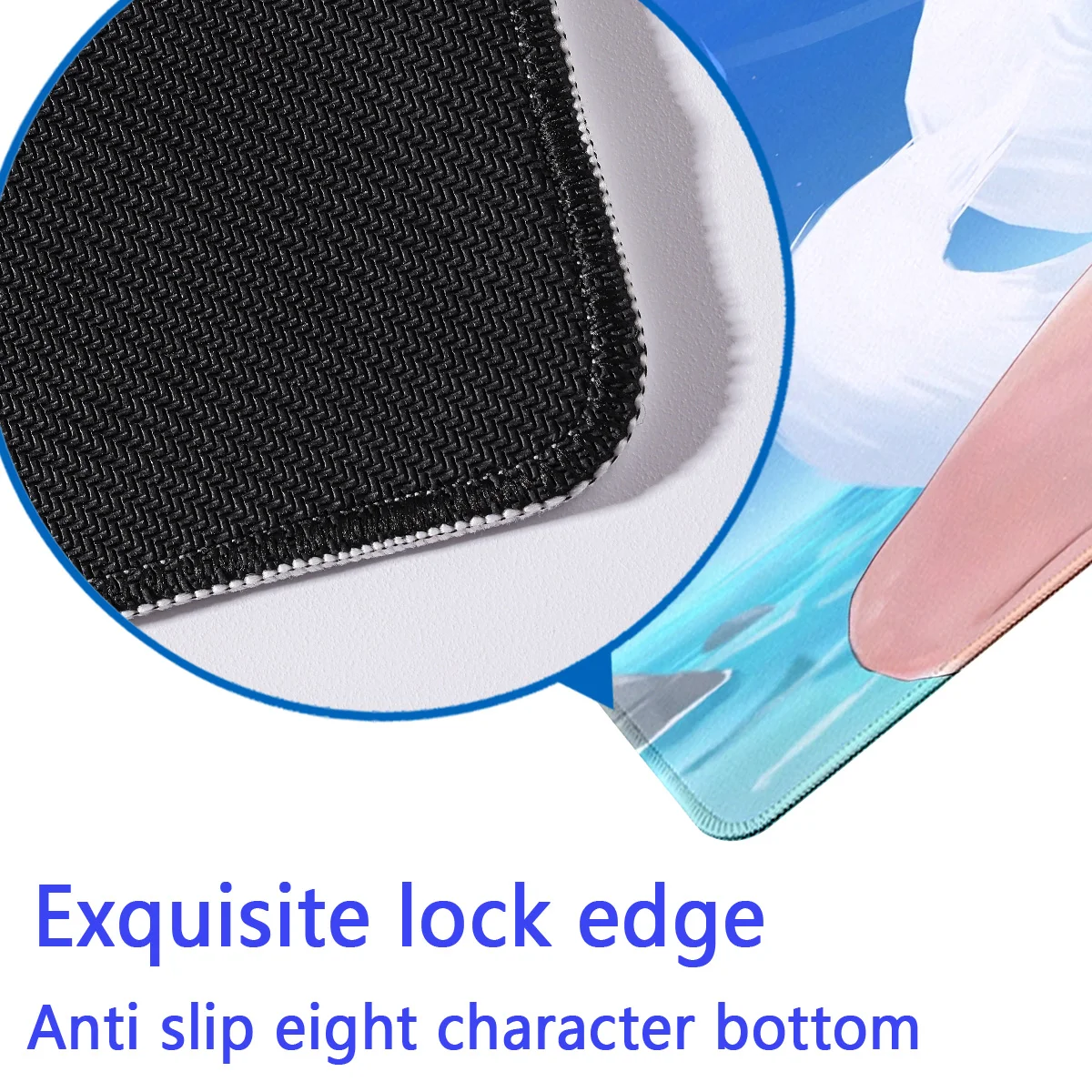 Game Anime Azur Lane Musashi Shinano Anti-slip mouse pad Mice Mat Desktop Keyboard Mat Cosplay Playmat big ass teclado mousepad