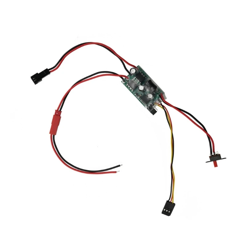 

Efficient Brushed ESC Motor Controller with Brake 16A/30A For Remote Control Car Upgrades Vehicle Modification Part 15UB