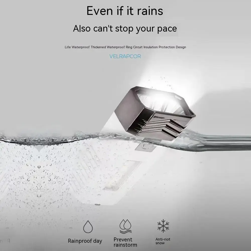 Mini lanterna multifuncional, LED ao ar livre, USB recarregável, Cob Strong Light, luz de bicicleta, Power Bank