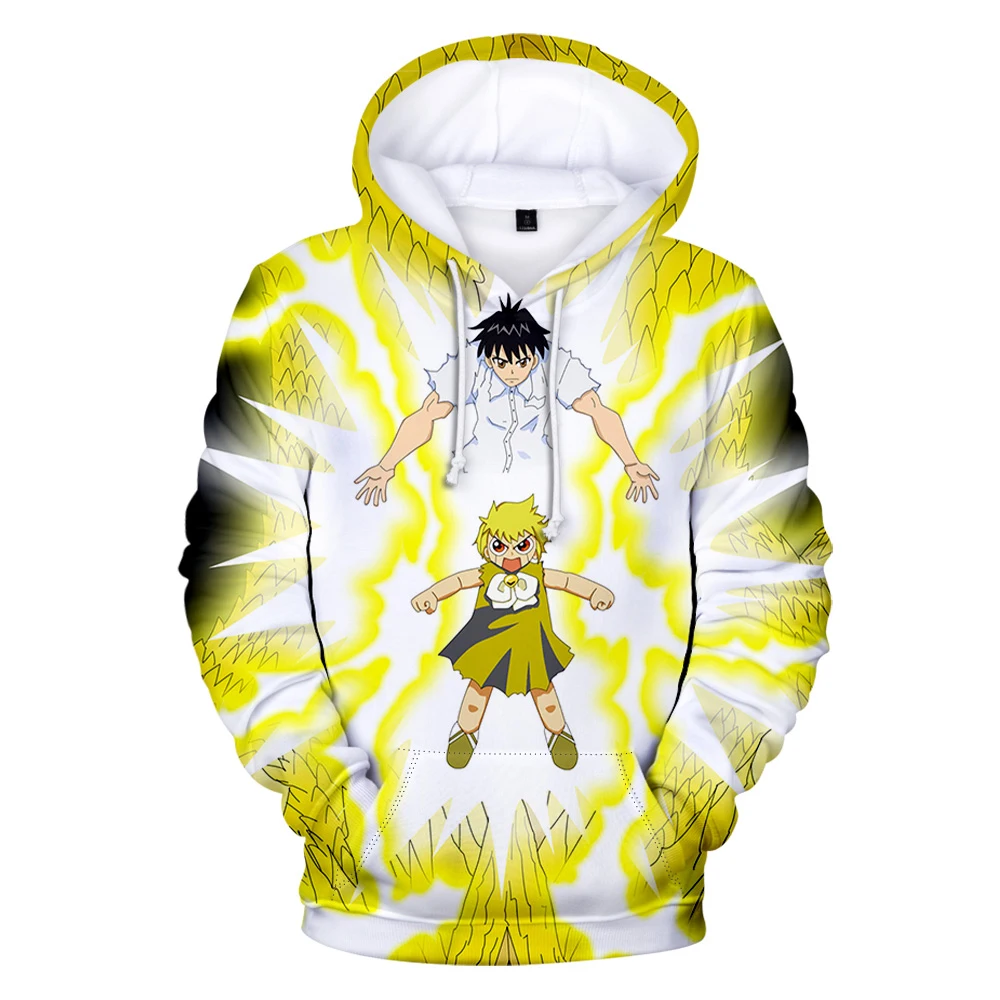 Homens e mulheres Zatch Bell Anime Hoodie, Hoodies de manga comprida unissex, Harajuku Streetwear, roupas japonesas Manga 3D, tamanho grande