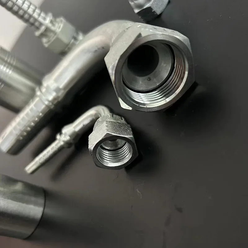 Wysokociśnieniowy wąż hydrauliczny NPT 7/16 1/2 9/16 3/4 7/8 1-1/16 do rur 6mm-38mm Złącze zaciskane z kolcem — zdjęcie 7