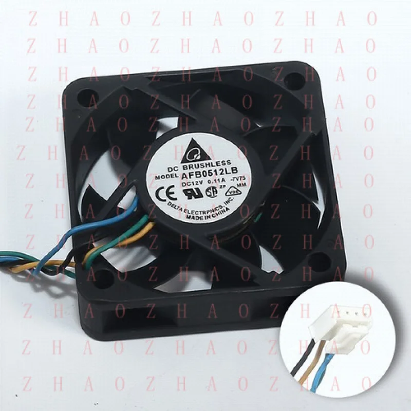 

Вентилятор охлаждения L+ для Delta AFB0512LB DC 12V 0.11A 5015 PWM 50*50*15мм 5см 4-контактный бесшумный