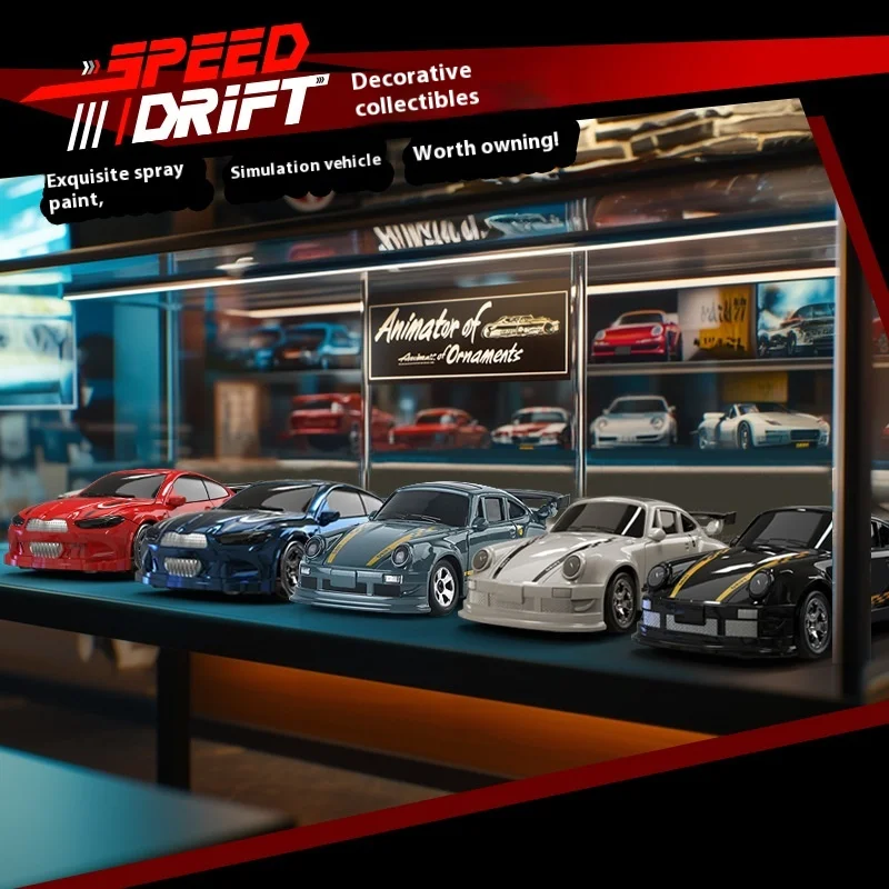 

Миниатюрный радиоуправляемый дрифт-автомобиль в масштабе 1:64, 4WD, 2,4 ГГц, настольный гоночный автомобиль с дистанционным управлением для детей и взрослых, коллекционеров