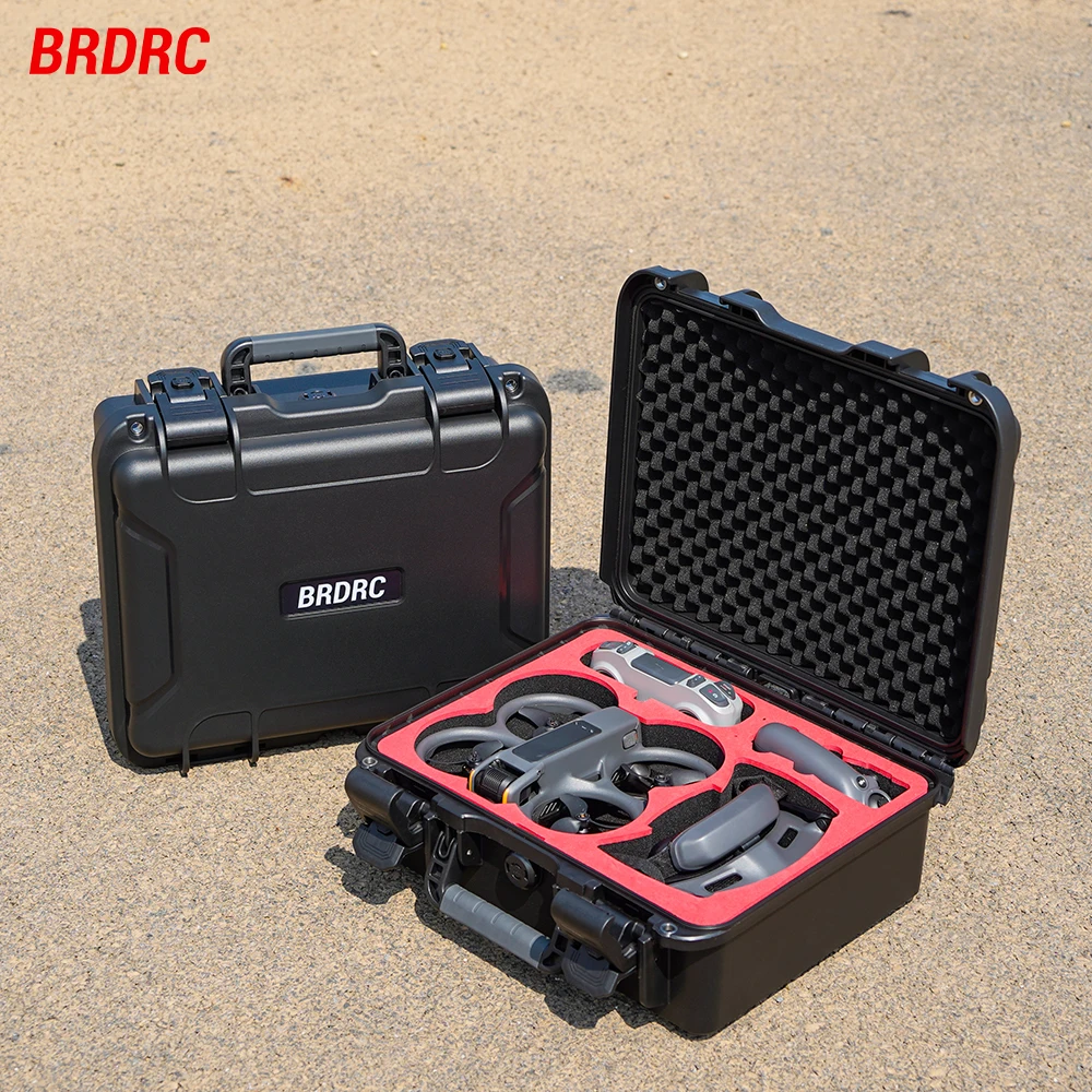 

BRDRC Hard Shell For DJI Avata 2 Large Capacity Carrying Case Waterproof Box Storage Bag Anti-drop Protection Drone Accessories