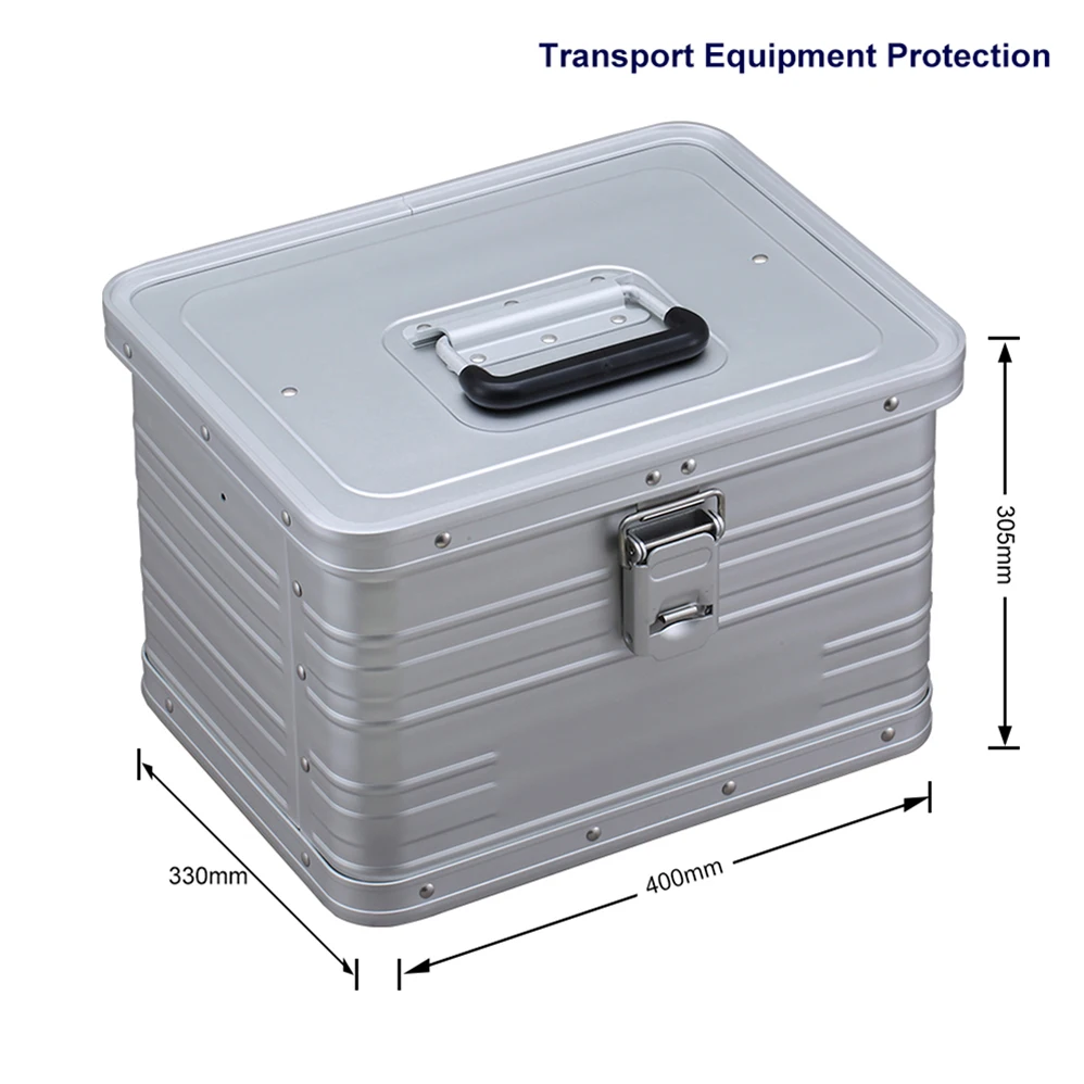 wonderful silver High quality silver hard storage safety buckle aluminum alloy pressure resistant tool transport box