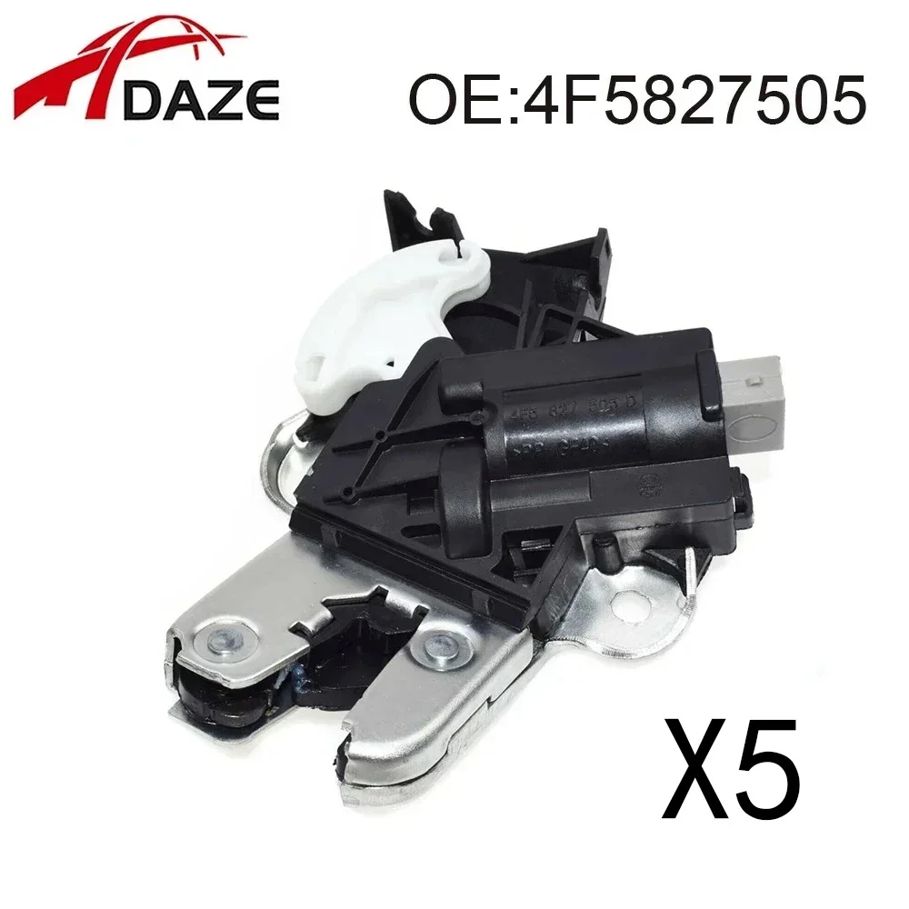 DAZE 5PCS 4F5827505D 4E0827505C Rear Trunk Boot Lid Lock Latch Actuator For VW Passat B7 EOS Jetta CC Audi A6 C6 A4 A5 A8