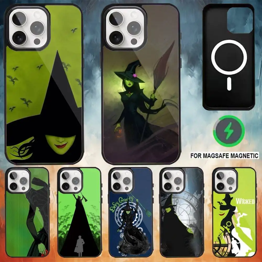 

W-wicked M-musica Phone Case For iPhone17,16,15,14,13,12,11 Plus,Pro Max Magnetic Magsafe Wireless Charging