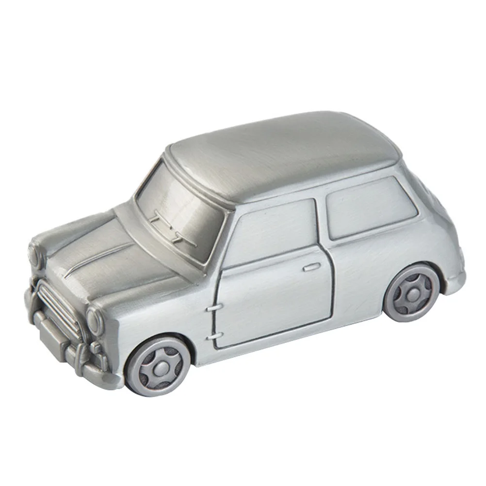

1pc Alloy Saving Pot Waterproof Creative Coin Bank Money Box Large Capacity Car Design Handcraft Storage Pot Home