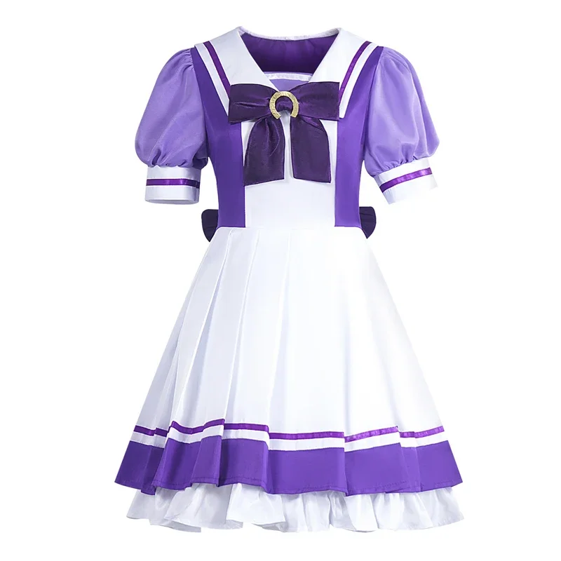 Uma Musume Pretty Derby Tracen Academy Uniform Sailor Dress Special Week Silence Suzuka Tokai Teio Maruzensky Cosplay Costume - view 4