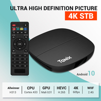 Tanix A3 TV box Android 10.0 Allwinner H313 1GB 8GB 2G 16G Smart tv Box 4K TVBox 2.4G Wifi Set Top Box Media player PK TX3 MINI