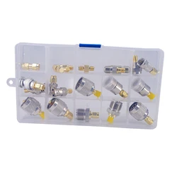 20pcs SMA to SMA BNC N F UHF Type Connectors Kits RF Adapter 20 Type,SMA Female to F Male,SMA Female to SO239 PL259  N  BNC