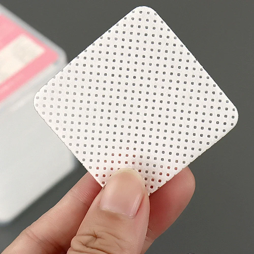 200 ピース/パック新ファッションネイルリムーバーワイプ使い捨てピンク & ホワイト爪ポリッシュ接着剤クリーナーワイプ綿マニキュアクリーニングツール
