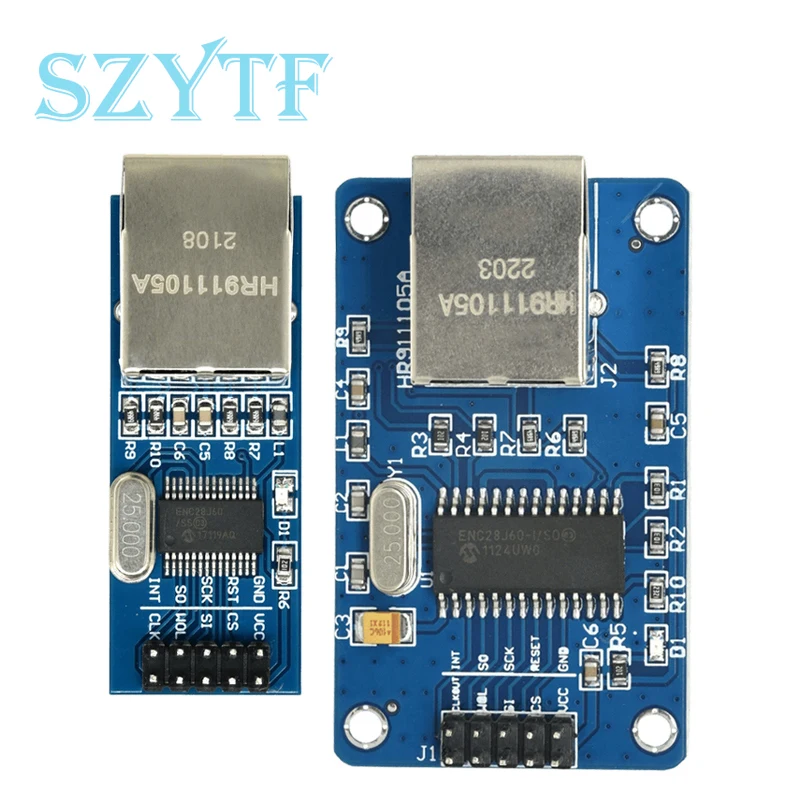 ENC28J60 Network Module SPI Interface Module Supporting Ethernet Chip Development Board