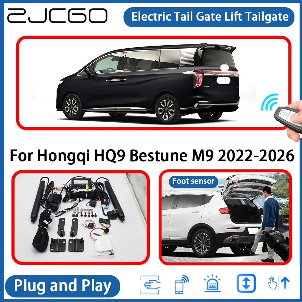 

for Hongqi HQ9 Bestune M9 2022-2026 Automatic Powered Tailgate Power Liftgate Electric Tail Gate Lift Assisting System