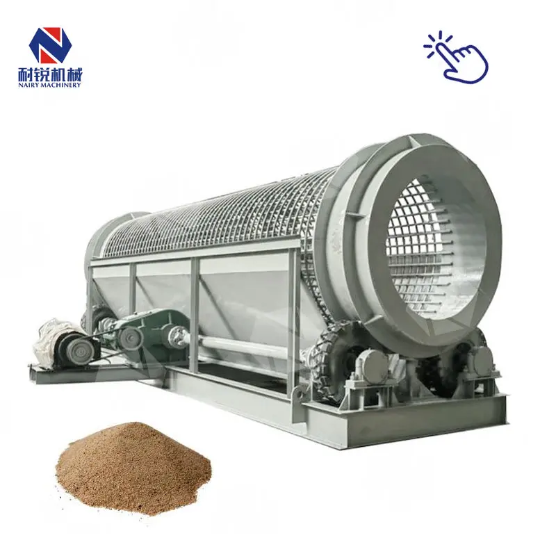 

Heavy Aggregate Rock Sittler Drum Trommel Screen Sand Sieving Machine Gravel Washing Rotary Sieve