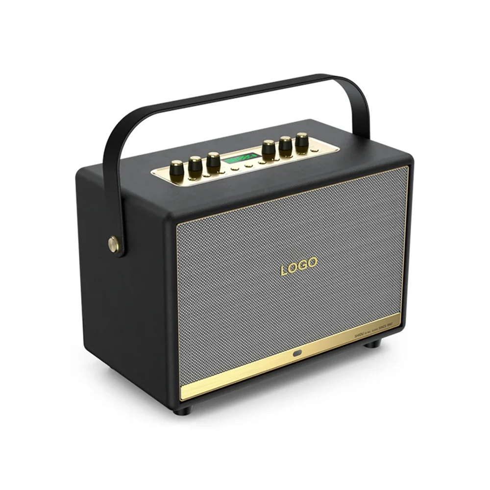 

OEM Home HiFi Audio Portable Bluetooth Stereo Speaker with 4000mAh FM Radio Wireless Blue Tooth Music Players for Karaoke, Party