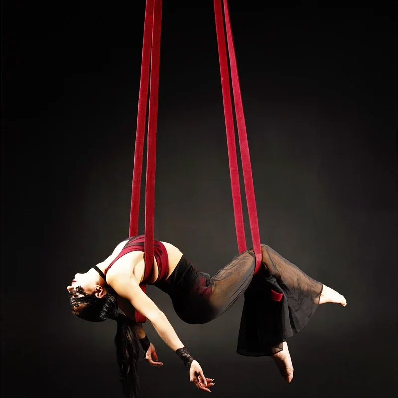 

Be suitable for 2.5m Aerial loop Aerial Straps Ropes Aerial Acrobatics Body Loop Trapeze Circus Apparatuses Equipment Three-Laye